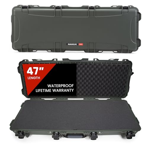 Image of NANUK Hard Case with Foam & Wheels - 30 inch to 55 inch Long, Customizable Foam Insert, IP67 Waterproof & Crushproof, Rugged Construction for Ultimate Protection, Made in Canada