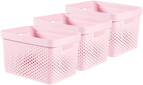 CURVER Infinity Dots 3 x 17 Litre - Grey