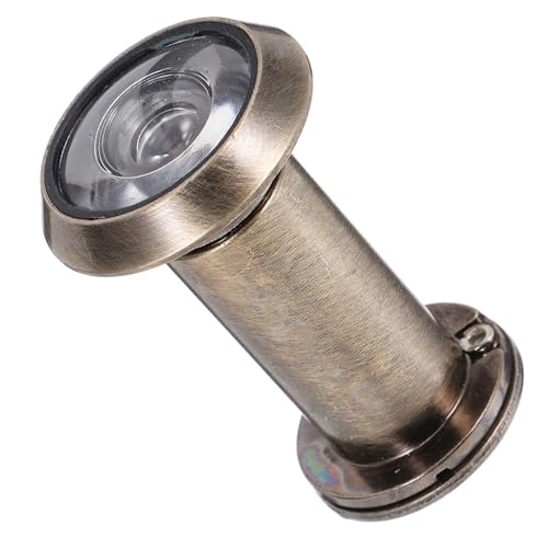 LOORGVEL Œil-de-bœuf Pour Porte D'entrée, Angle Large 200 Degrés, Verre Optique Haute Définition, Œil-de-bœuf Pour Porte En Bois (diamètre 16 Mm,...