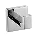 Produktbild Homovater Edelstahl SUS304 Modern Chrom Handtuch Robe Luxus Quadrat Badezimmer Badezimmerzubehör Handtuchhaken Wandhalterung Kleiderhaken,Chrom Finish