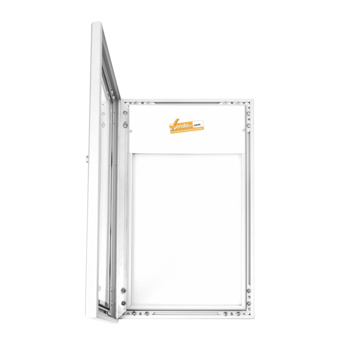 BACHECA PORTA MENU PER ESTERNO PANNELLO LOGO PERSONALIZZATO SERRATURA E CHIAVI - 1xA4