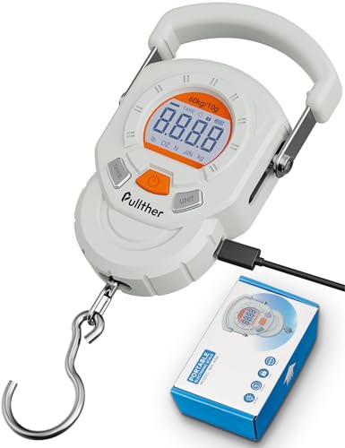 Pullther Fishing Fish Scale�A�ő�130�|���h�̒ނ�X�P�[���A�}���`���[�h�|���h/�I���X&�L���O�����ALCD�f�B�X�v���C