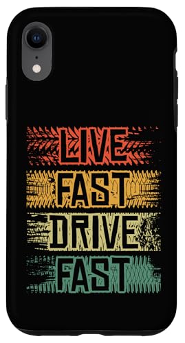 Live Fast Drive Fast Tuning �I�[�g�`���[�j���O�`���[�j���O Spruche �X�}�z�P�[�X iPhone XR �p