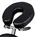JupiterForce Portable Massage Chair Foldable Lightweight Tattoo Therapy Chair with Adjustable 4 Inches Thick Sponge Face Cradle for Client Spa Salon Massage with Carrying Bag (Black)