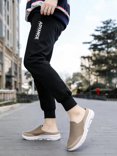 Zuecos sin Cordones para Hombre, cómodos, transpirables, Zapatillas antideslizantes, adecuados para caminar/al aire Libre/senderismo/acampar3