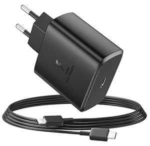 45W USB C Schnellladegerät für Samsung Galaxy S25 S24 S23, Ladegerät mit 2m Schnellladekabel, Fast Charger Adapter für S21 S22 S20 A55 A54 A53 A52 Ultra und mehr