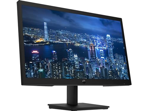 Image of HP P24v G5 24 inch 1920 x 1080 Full HD Edge LED LCD Monitor, 2-Pack Bundle with HDMI, and VGA, black