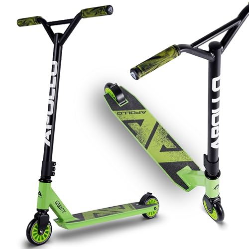 Apollo Stuntscooter Gravity - Fun-Kickscooter für Kinder und Teenager, Kinderroller, Trick Roller für Jungen und Mädchen ab 6 Jahren, Stunt Scooter auch für Beginner geeignet