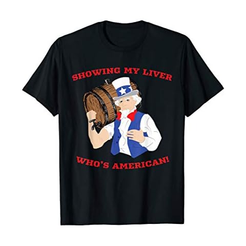 Uncle Sam Showing His Liver T-Shirt Cover
