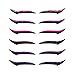 BBABBT 6 Pares de Pegatinas de delineador de Ojos Pegatinas para Ojos de Ojos Adhesivo Pegatinas de Maquillaje de párpados Reutilizables párpados con Capucha, caídos, desiguales, Mono-párpados