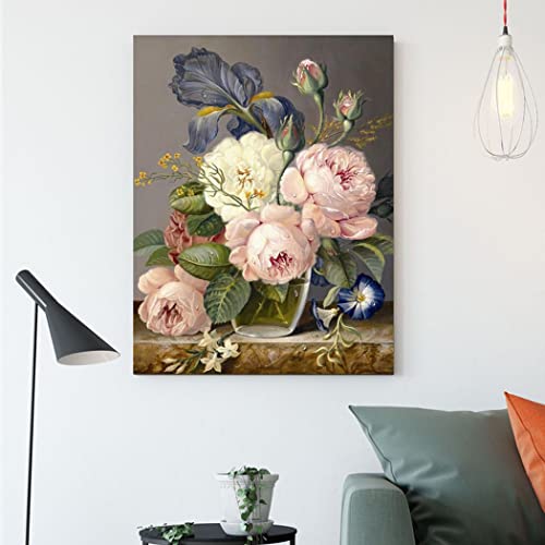 Kit Diamond Painting 5D Fiori 30x40cm - Pittura Con Diamanti Per Adulti, Decorazione Casa - Foto 4