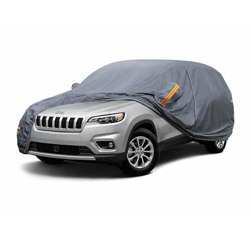 Coverlex All-Weather Jeep Cherokee Car Cover - Waterproof Heavy Duty SUV Cover Custom Fit for 2008-2025 Cherokee Latitude Limited Trailhawk Overland Laredo