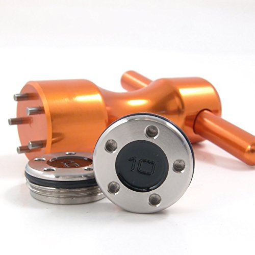 19th Hole Custom Shop 2 of 10g Black Weights for Scotty Cameron Putters with Wrench Tool (Gold)