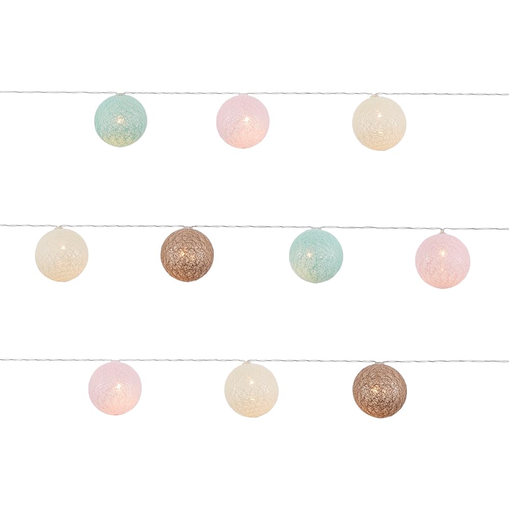 LITECRAFT Glow Children's Integrated LED String Light - (Pom Pom)