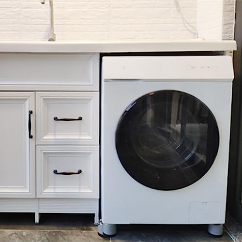 Norhogo Universal Waschmaschine Antivibrationsfüße, 4 Stück Gummi Antivibrationsmatte, Anti-Rutsch-Pads für Waschmaschinen und Trockner (Zylinder)