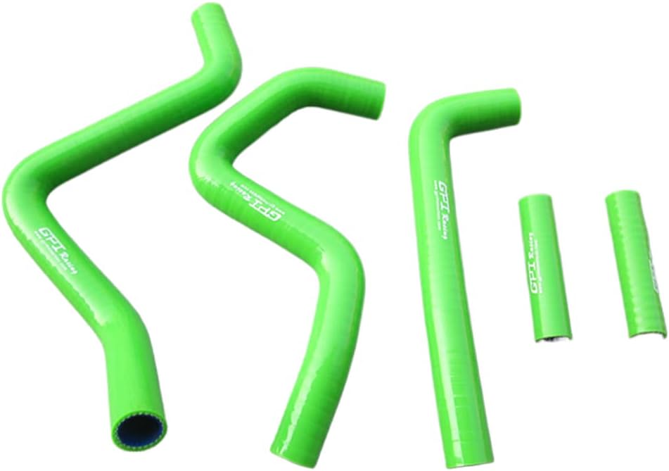 Silicone Radiator Hose For 1994-2002 Kawasaki KX250 KX 250 1995 1996 1997 1998 1999 2000 (Green)