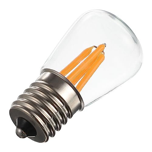 VILLCASE Bombilla Led E17 Para Refrigerador Bombilla Caliente 2700k Luz Cálida Sin Parpadeos Para Cocina Hogar 1 Unidad Uso Prolongado