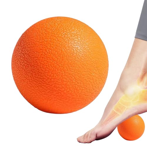 Pelota masajeadora de pies, rodillo de relajación, herramienta de masaje relajante para miofascia, para ejercicio, deportes, yoga, pies, plantar, cuerpo, cuello, piernas, hombros y músculos