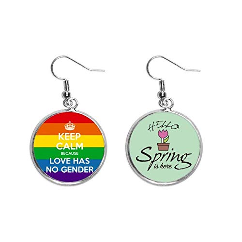 Pendientes de primavera lgbt para celebrar el amor libre con estilo arcoíris