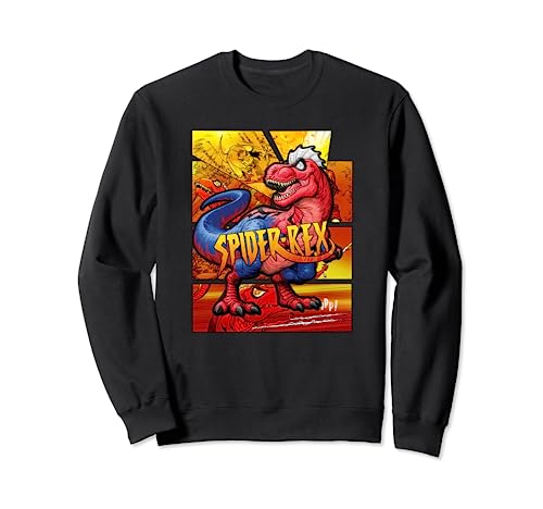 Sweat Marvel Spider-Rex Cover Art fini les pulls ternes trouvez le style geek