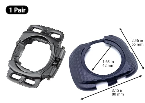 1 Pair Black Road Bike Pedal Cleat Cover for Wahoo SpeedPlay Zero Bicycle Pedal Clip, Non-Slip Bike Speed Cleats Cycling Sy Pedal Parts Road
