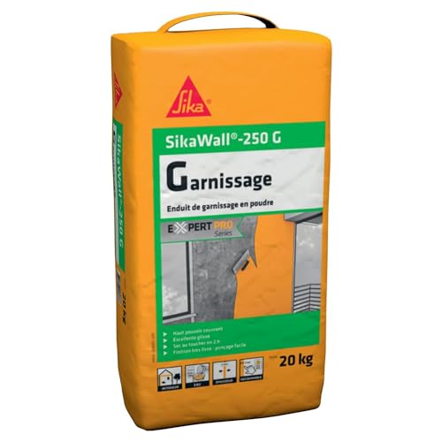 SIKA - Enduit de garnissage en poudre - SikaWall-250 G blanc - Nivellement de surface irrégulière...