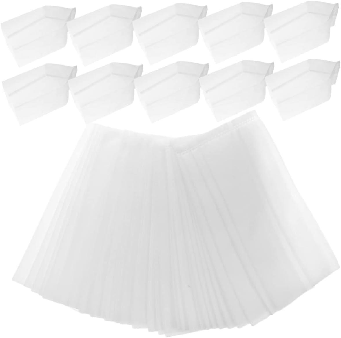 BESPORTBLE 500pcs Non-Woven Plant Growing Bags Nursery Fabric Pots for Breathable Grow Bags for Healthy Root Development for Gardens and Orchards