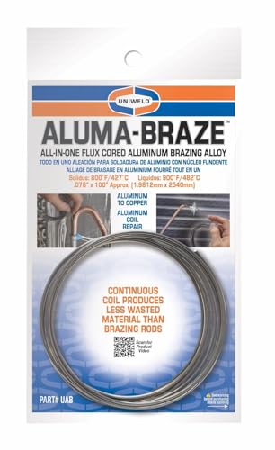 Replacement for fits Uniweld UAB Aluma-Braze All-In-One Flux Cored Aluminum Brazing Alloy Soldering