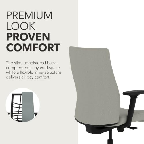 Image of HON Ignition 2.0 Ergonomic Office Chair, Lumbar Support, Desk Chair, Fog