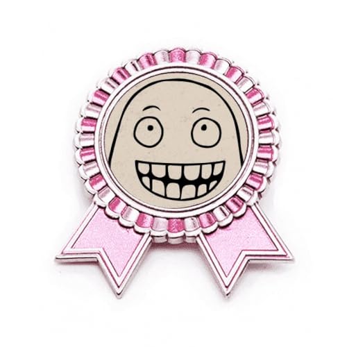 Médaille broche rose gagnant Silly Sle noir le badge cadeau idéal en métal
