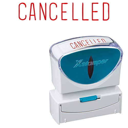 シャチハタ スタンプ ビジネス用 キャップレス B型 赤 CANCELLED X2-B-11192