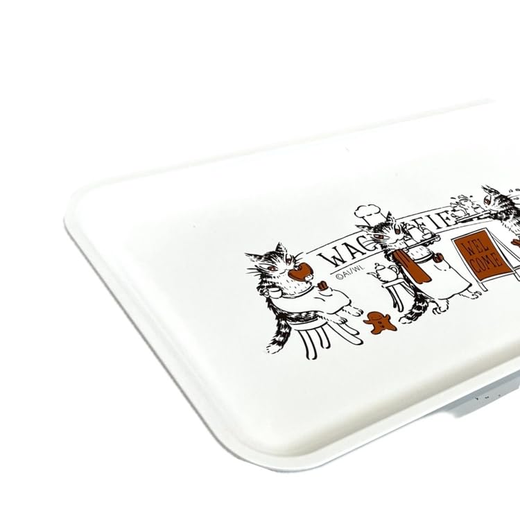 Amazon｜わちふぃーるど 猫のダヤン トレイS カフェ・白｜トレイ・盆