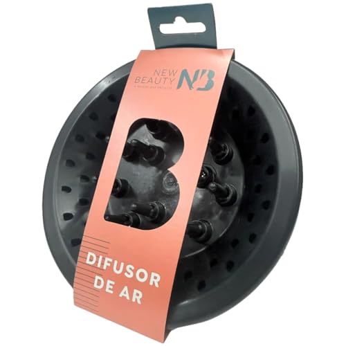 Difusor De Ar Para Secador Profissional Cabelo Definidor Cachos Vários Modelos Preto