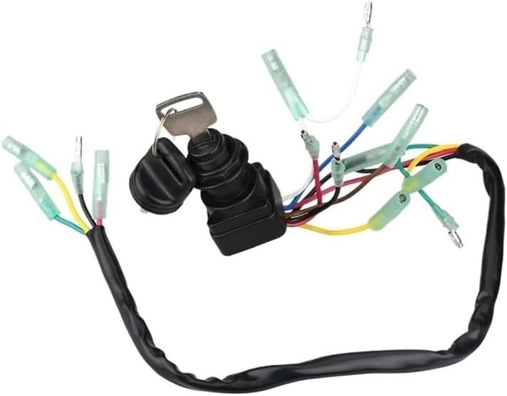 Universal 703-82510 Ignition Switch Key Assembly 703-82510-43 Compatible with 703-82510-43-00 Outboard Motor Control Box 703-82510 Replaces MP51040