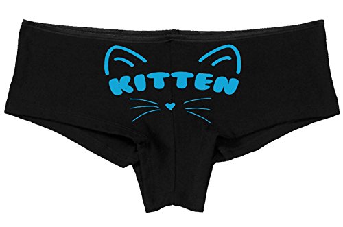 Knaughty Knickers - Daddy's Kitten Boy Short Panties Neko Pet Play - DDLG CGL Kitten Boyshort Underwear Sky Blue