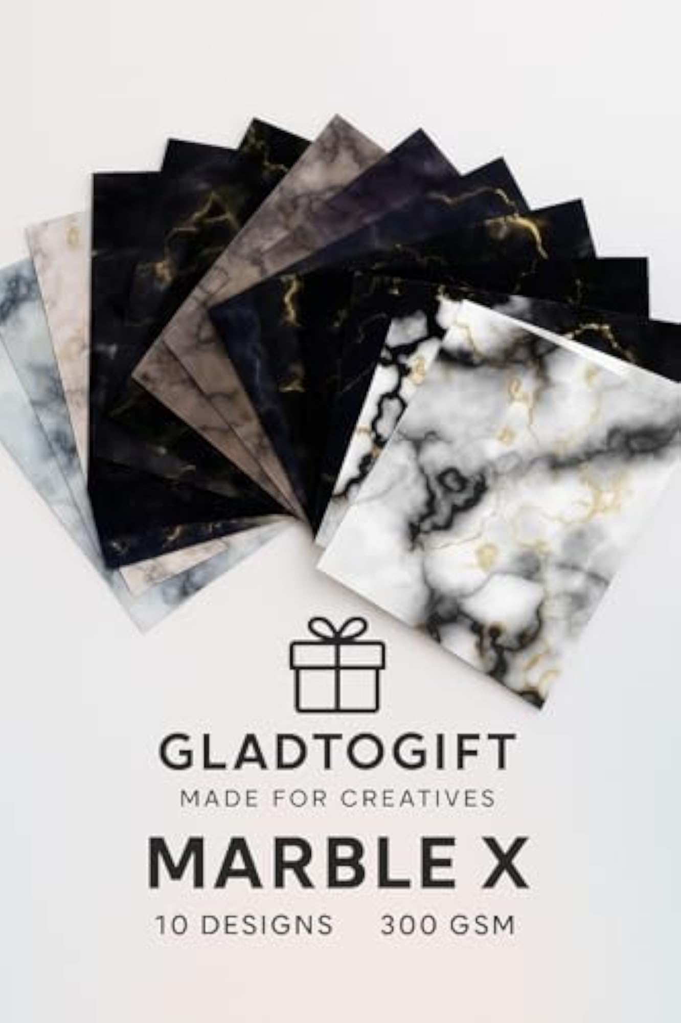 G2g Matte Paper Pattern Scrapbooking Marble Sheets 12x12