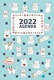  Agenda 2022: Agenda de Gatos 2022 Un día por Página - Planificador para Amantes de los Gatos