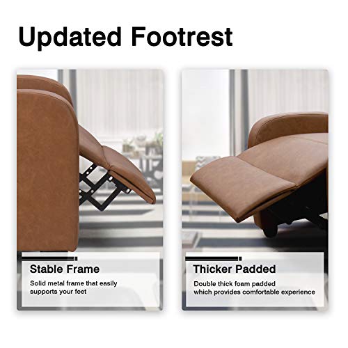 image for Homall Recliner Chair Padded Seat PU Leather for Living Room Single So