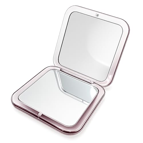 JXRSKJ Miroir Grossissant, Miroir de Maquillage 30x, Miroir De Poche Grossissant Double Face, Compact Et Pliable, Idéal pour Voyage Et Maquillage, pour Soins...