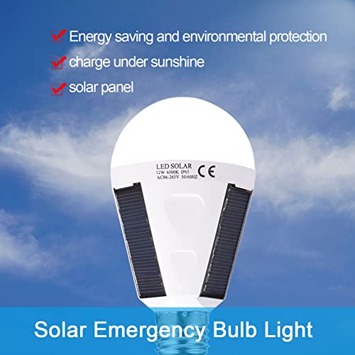 Lâmpada LED de Painel Solar Portátil para Ambientes Internos e Externos, à Prova D'água, Economia d
