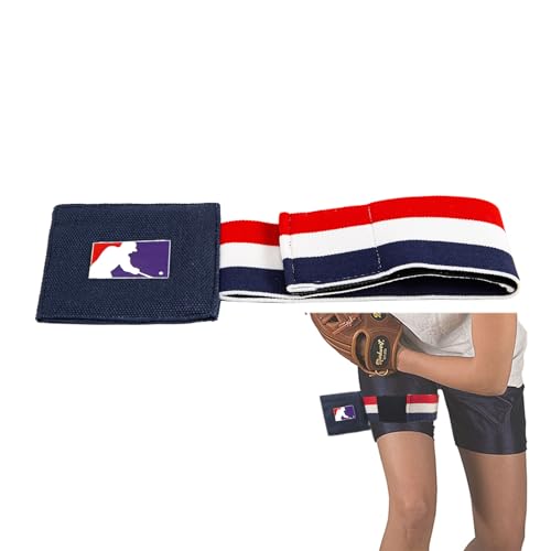 HIAMEA Softball Pitching Training Aids, Softball Training Band for Developing Muscle Memory, Elastic Band, Perfect Circle Pitching Aid Accessories for Baseball & Softball Beginners (Colorful)