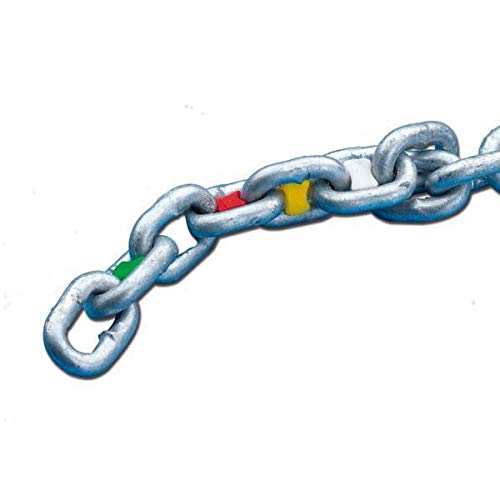 SEGNA Catena COLORATO D 10 MM 10 PZ Chain Rainbow Inserto PLASTICA Accessori Nautica