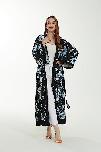 Image of Hawaii Hangover Family Matching Hawaiian Clothes, Midnight Bloom | Family matching Hawaiian outfits, Midnight Bloom, lightweight rayon, machine washable, tropical floral print, luaus, cruises