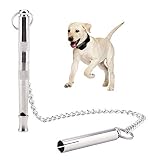 【Material Material Premium】 Este silbato de entrenamiento para perros está hecho de material de cobre de alta calidad, seguro, duradero y de larga duración.