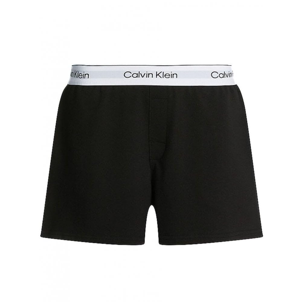 Calvin Klein Women's Black Modern Cotton Lounge Shorts, - Size 12