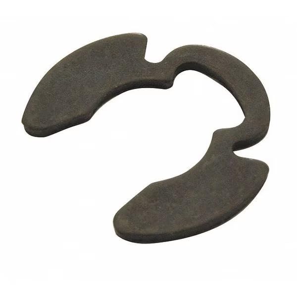 External-E E-Clip, Steel Black Phosphate Finish, 1/2 in Shaft Dia, 50 PK, Mfr: PO-50ST PA-A