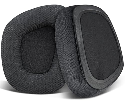 SOULWIT Tissu en Maille Mousse Coussin Coussinets pour Corsair Void/Void v2/Void Pro/Void Elite/Surround Wired & Wireless RGB RGB USB Gaming Casques,...