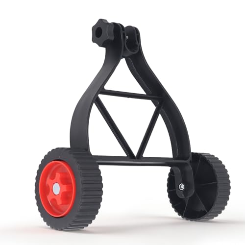 String Trimmer Support Wheel Attachment 23-28mm Universal Adjustable Weedeater Wheels Lawn Mower Auxiliary Wheel Gardening Supplies For Many Electric Mowers Weed Trimmer Grass Cu