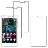 ebestStar Bildschirmschutzfolie für Wiko Ridge Fab 4G, Kunststoff, weich, kratzfest, 3 Stück