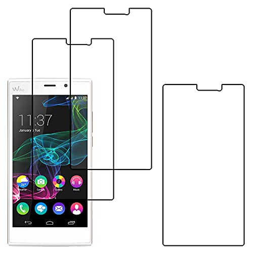 ebestStar Bildschirmschutzfolie für Wiko Ridge Fab 4G, Kunststoff, weich, kratzfest, 3 Stück
